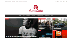 Desktop Screenshot of latinageeks.com